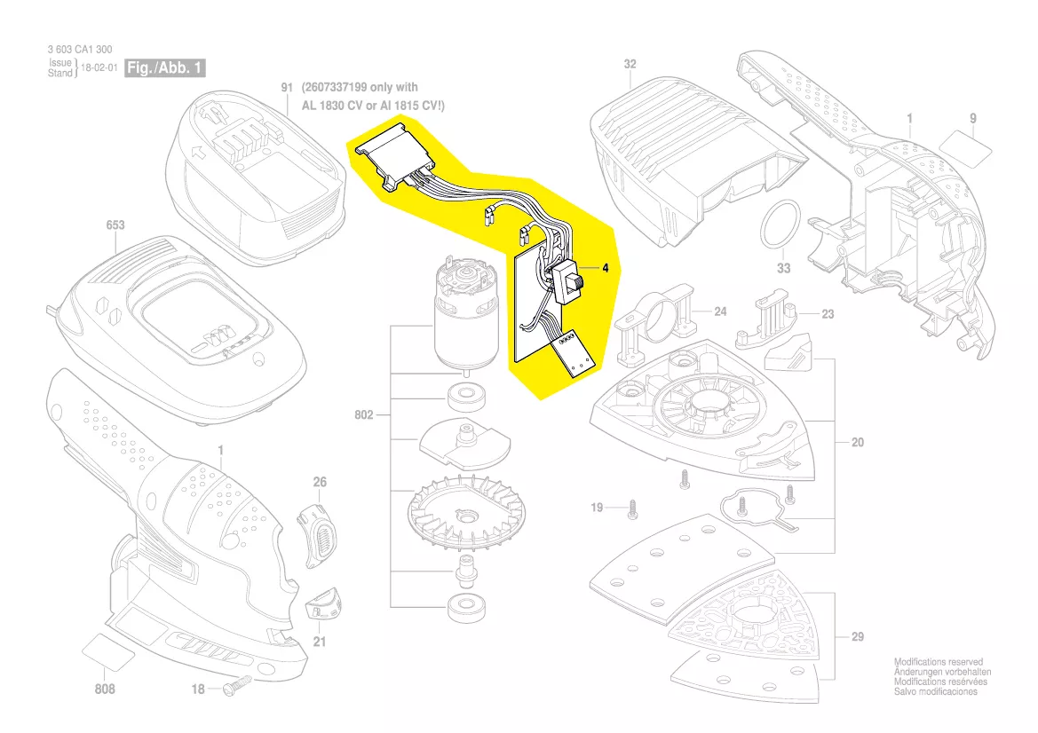 Interrupteur réf. 2 609 006 502 BOSCH